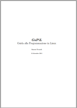 GaPil Guida alla Programmazione in Linux Simone Piccardi